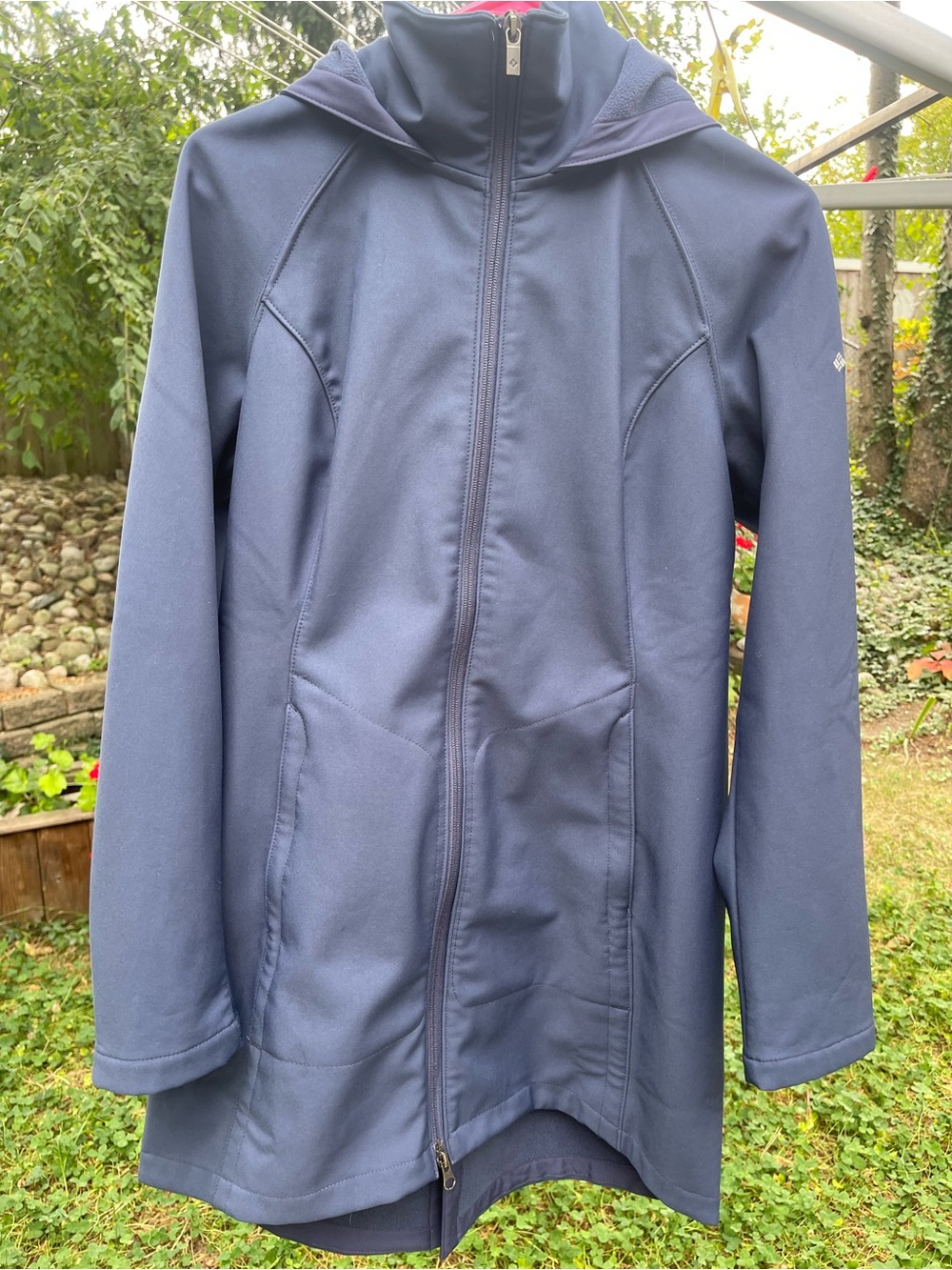 Columbia women's longline softshell jacket Sz M